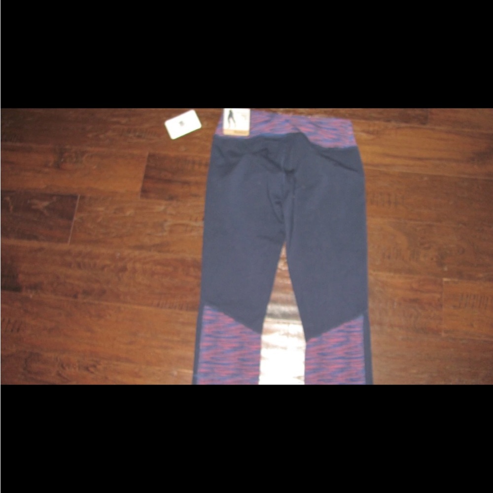 Junior   Navy Leggings by Reebok shop size small new + tags